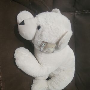 Fiesta White Plush Stuffed Dog